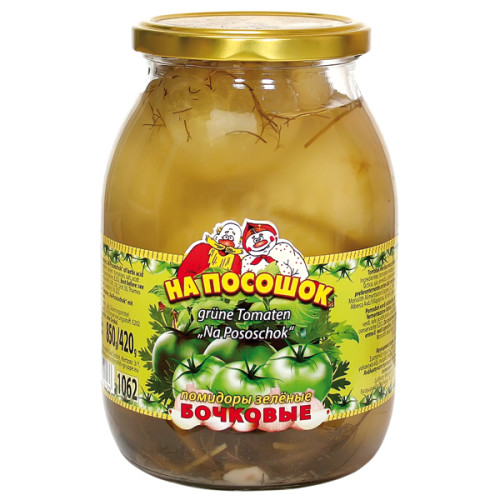 деталь Nakládana zelená rajčata 420g Posošok