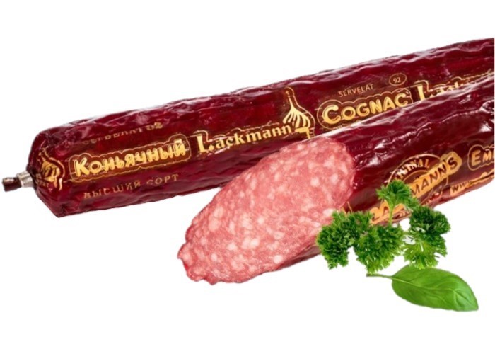 деталь Servelat koňakový Lackmann 275g