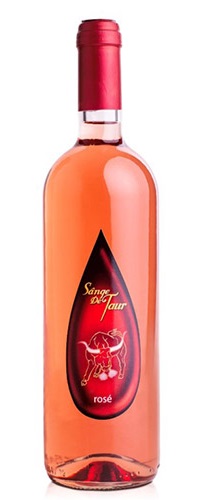 деталь Sladké růžové víno Sange De Taur 0,75L