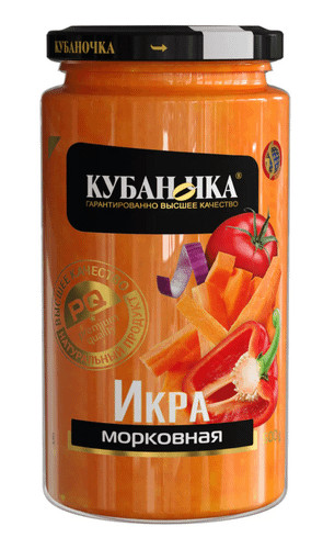 деталь Икра морковная 500г Кубаночка