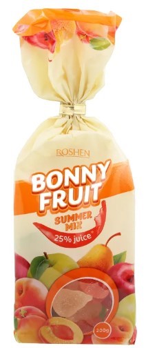деталь Желе Bonny-Fruit Летний микс 200г Roshen
