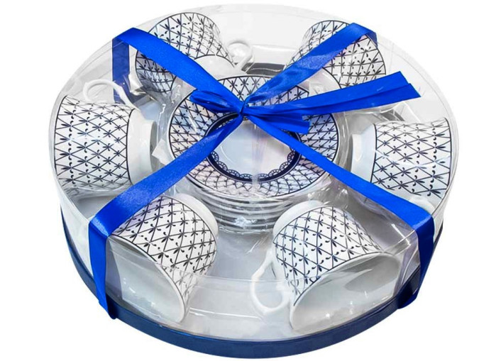 деталь Čajový set 6+6ks Bílé noci