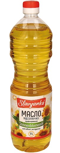 деталь Масло подсолнечное нерафинированное 1Л Slavyanka