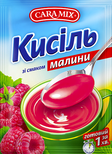 деталь Кисель со вкусом малины 90г Caramix