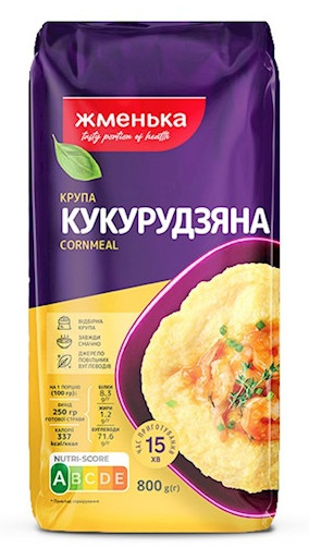 деталь Крупа кукурузная 800г Жменька