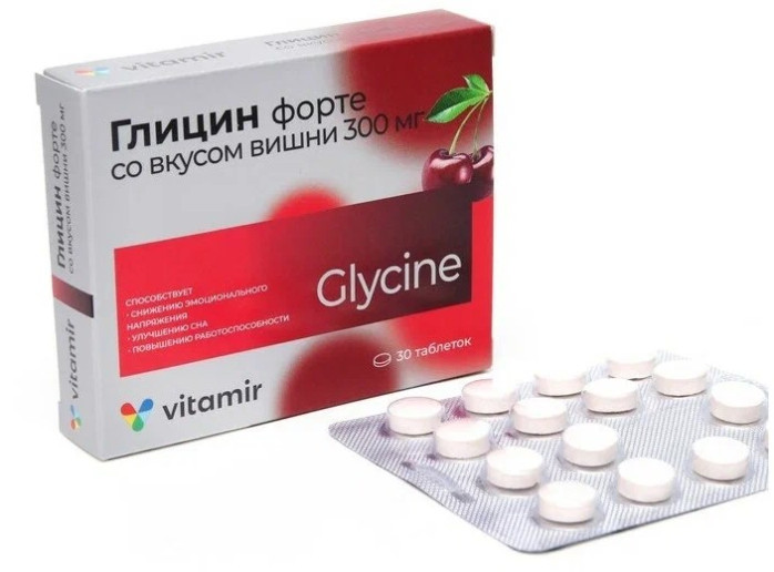 деталь Glicin forte s přichuti višní 30ks*634mg