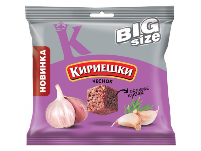 деталь Сухарики со вкусом чеснока 80г Кириешки