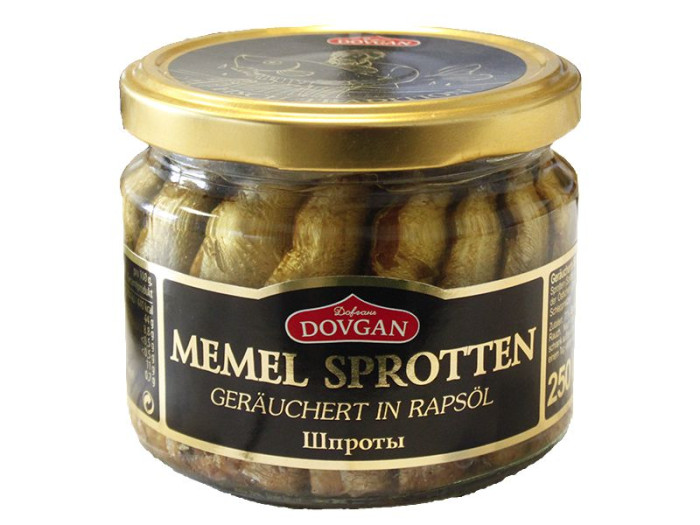 деталь Šproty v oleji Dovgan 250g
