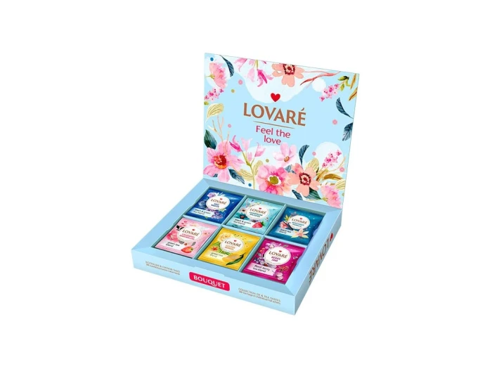 деталь Чай Ассорти Bouquet 32*2г Lovaré