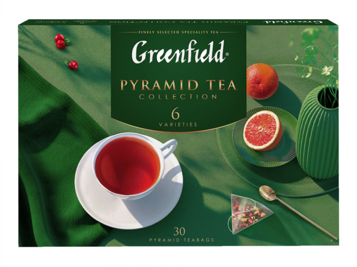 деталь Чайный сет Pyramid tea collection 56g 30ks Greenfield