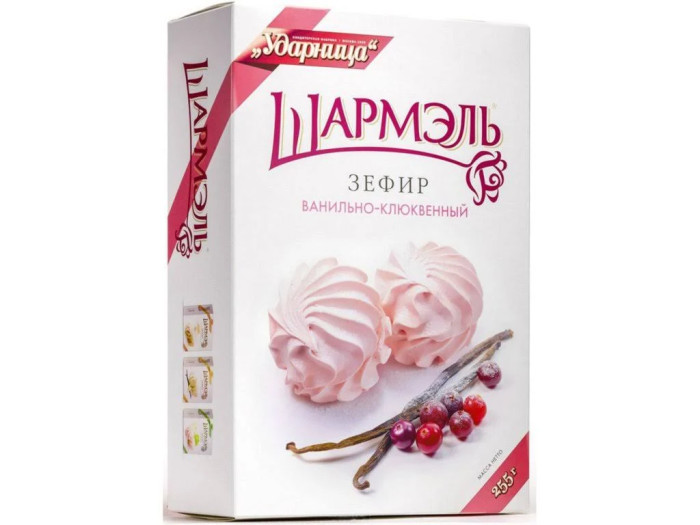 деталь Zefir vanilka a klikva 255g Šarmel