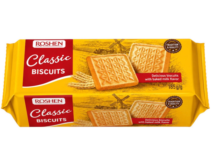деталь Печенье со вкусом топлёного молока 185г Roshen