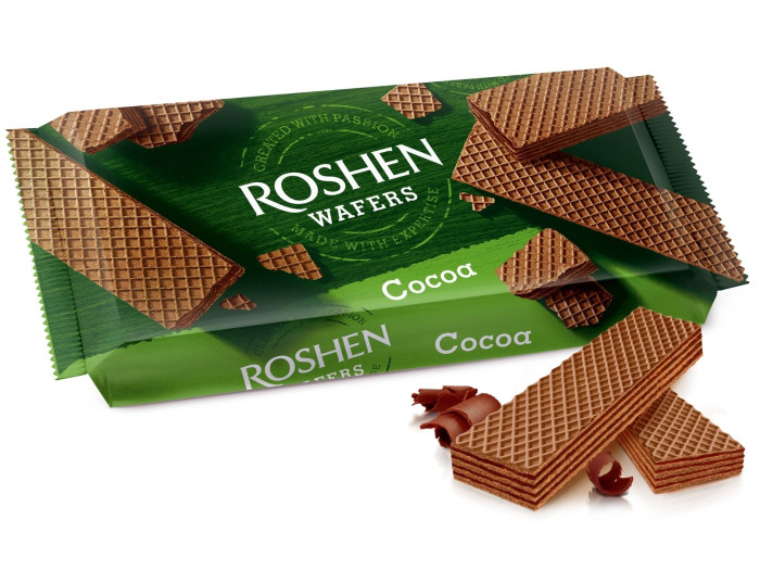деталь Вафли с шоколадной начинкой 216г Roshen