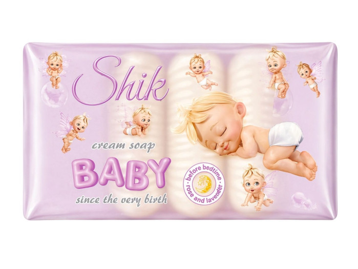 деталь Dětské krém-mýdlo 350g růže a levandule Shik