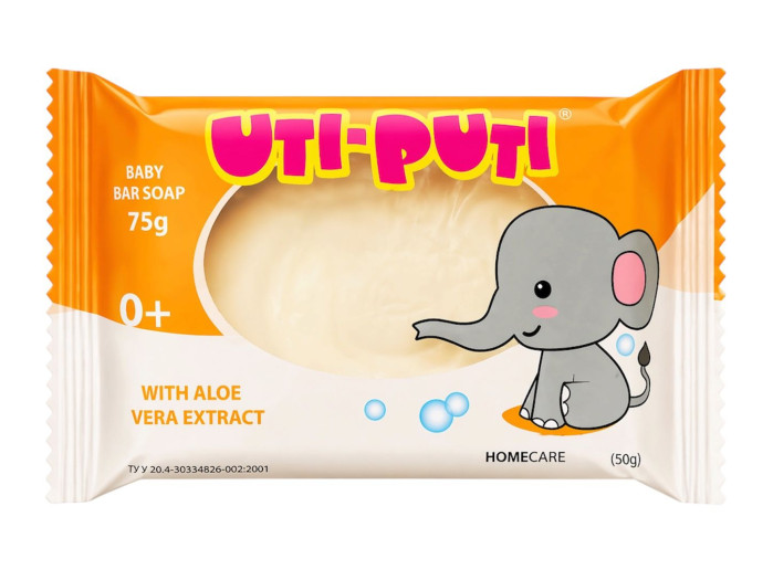 деталь Детское мыло с экстрактом алоэ 75г Uti-Puti