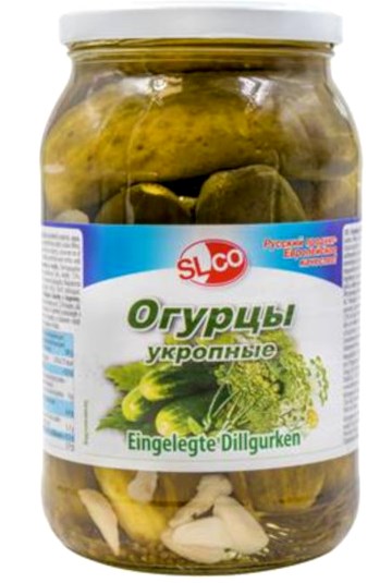 деталь Огурцы малосольные с укропом 860г SLCO