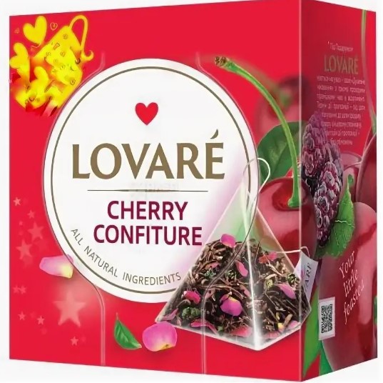 деталь Чай Вишневый Конфитюр 15*2г Lovaré