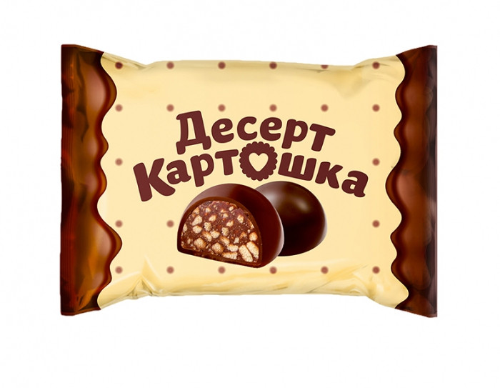 деталь Десерт КАРТОШКА конфеты в шоколаде Слада
