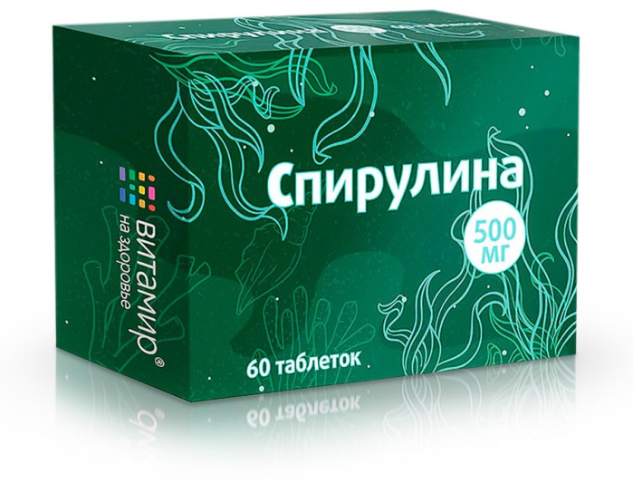 деталь Spirulina výživový doplněk 60tbl