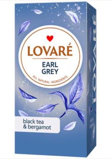 деталь Чай черный Эрл Грей 24*2г Lovaré