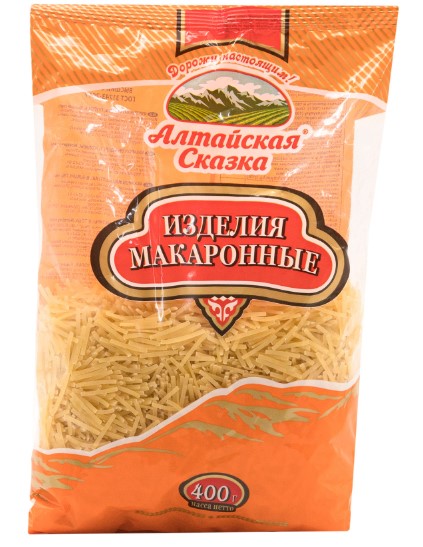 деталь Лапша для супа 400г Алтайская сказка