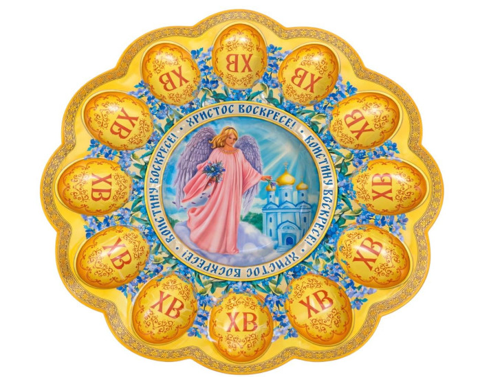 деталь Подставка для пасхальных яиц 30см 12шт