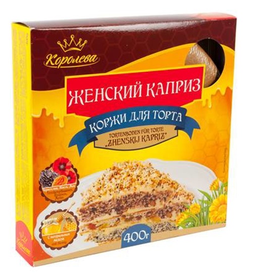 деталь Koržy na dort Ženskij kapriz 400g Koroleva