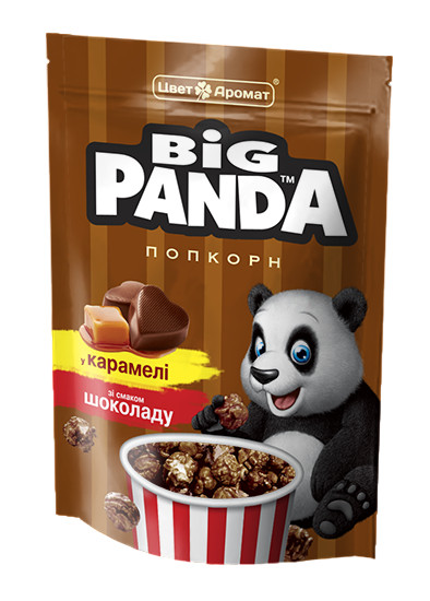 деталь Попкорн в карпмели со вкусом шоколада 90г Big Panda