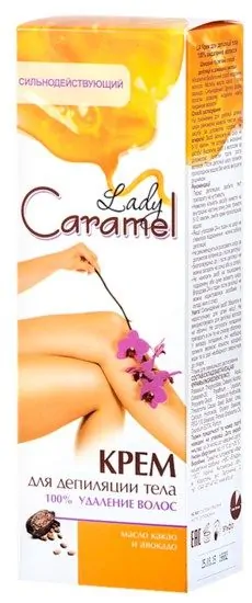 деталь Депиляционный крем для тела 100мл Lady Caramel