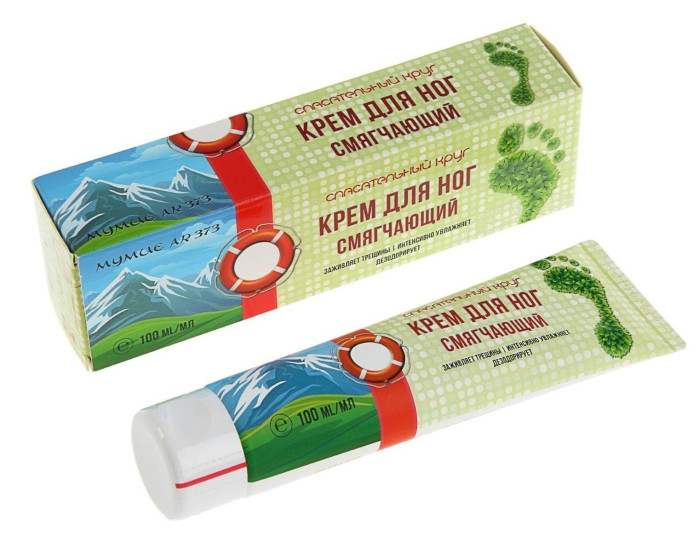 деталь Spasatel® Krém na nohy Mumio + čajovník 100ml