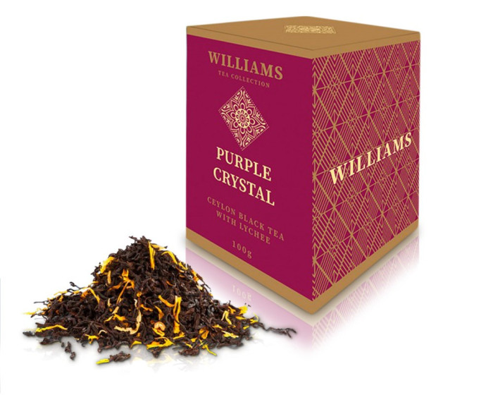 деталь Чай черный с личи Williams 100г Purple Crystal