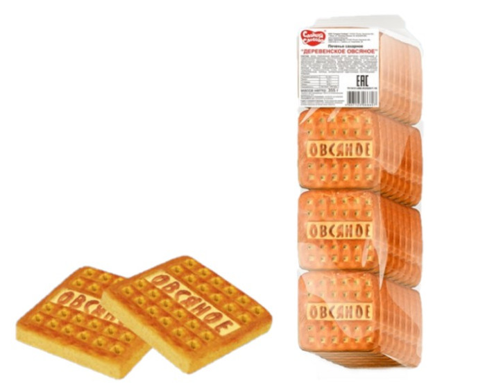 деталь Ovesné sušenky selské 355g