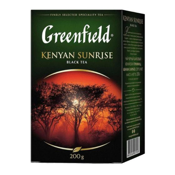 деталь Чай черный Kenyan Sunrise 200г Greenfield