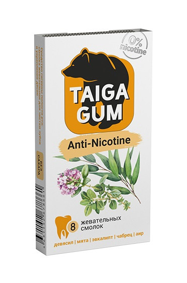 деталь Anti-Nicotine жевачки 8шт TAIGA GUM