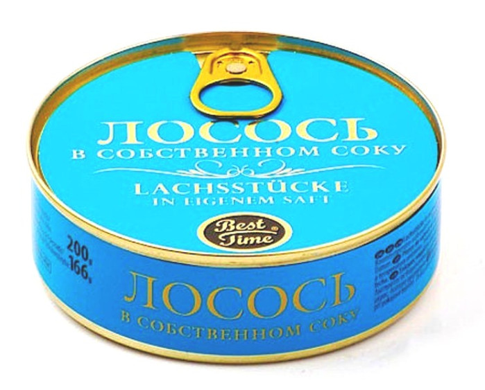 деталь Losos ve vlastní šťávě BestTime 166g