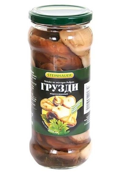 деталь Marinované Šiitaké Steinhauer 315g