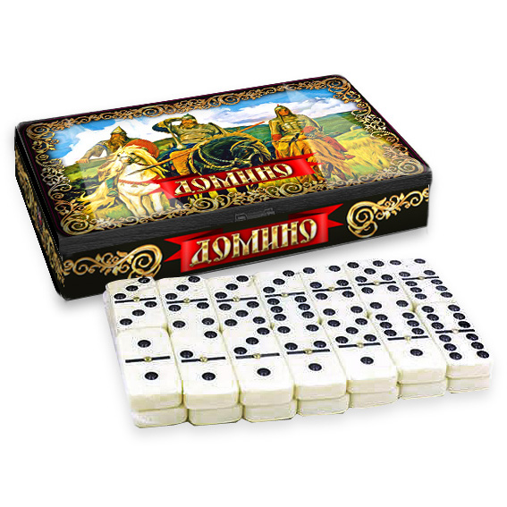 деталь Domino 3 Hrdinové Metal Box (3 Bogatyrja)