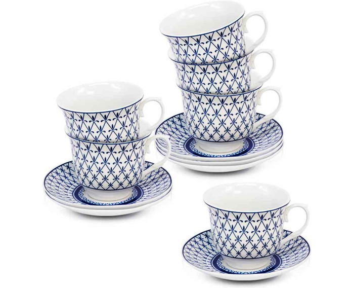 деталь Čajový set 6+6ks Bílé noci