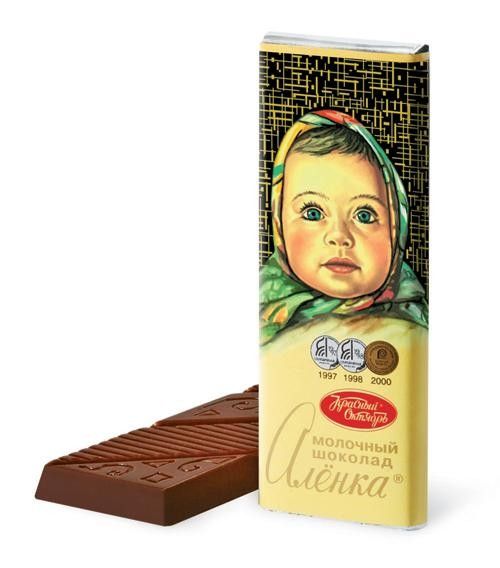 деталь Mléčná čokoláda Alenka 20g