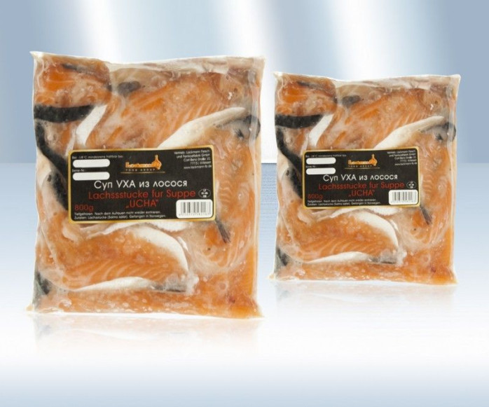 деталь Mražený losos na polévku Lackmann 800g