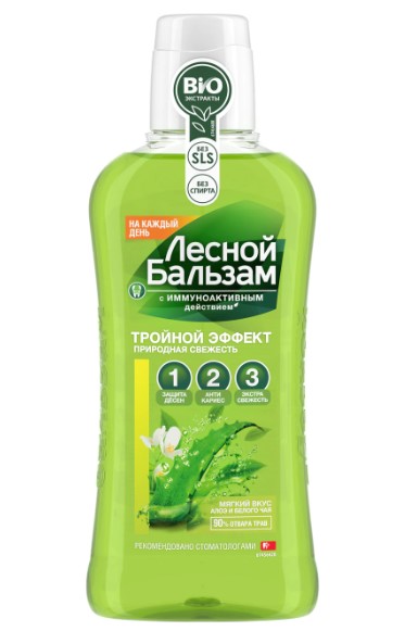 деталь Ústní voda Přirozená svěžest L.B. 400ml