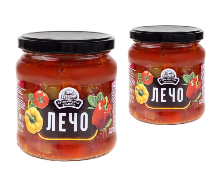 деталь Лечо с перцем сладким 460г Семилукская Трапеза