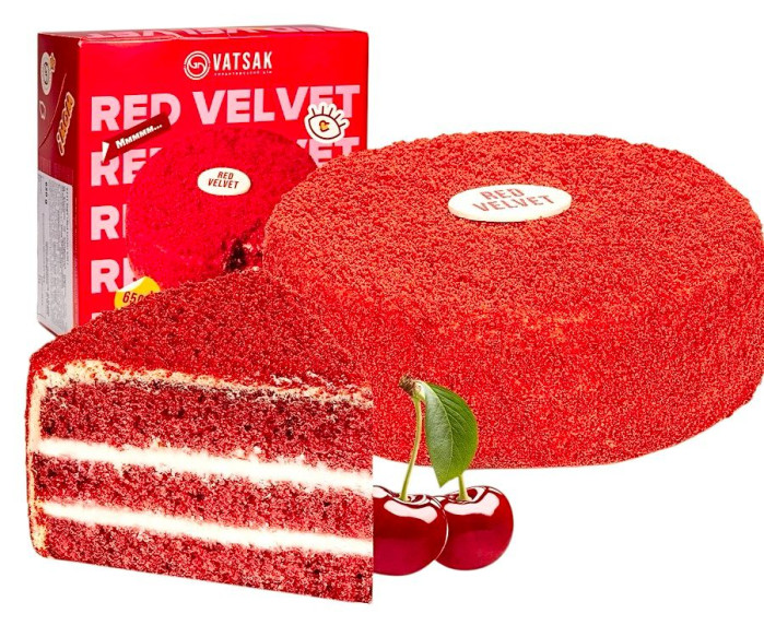 деталь Торт Red Velvet 650г Vatsak