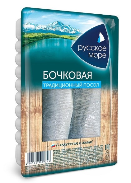 деталь Сельдь в масле Бочковая 230г Русское море