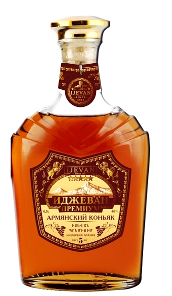 деталь Бренди Премиум 5 лет 0,5Л 40% IJEVAN 