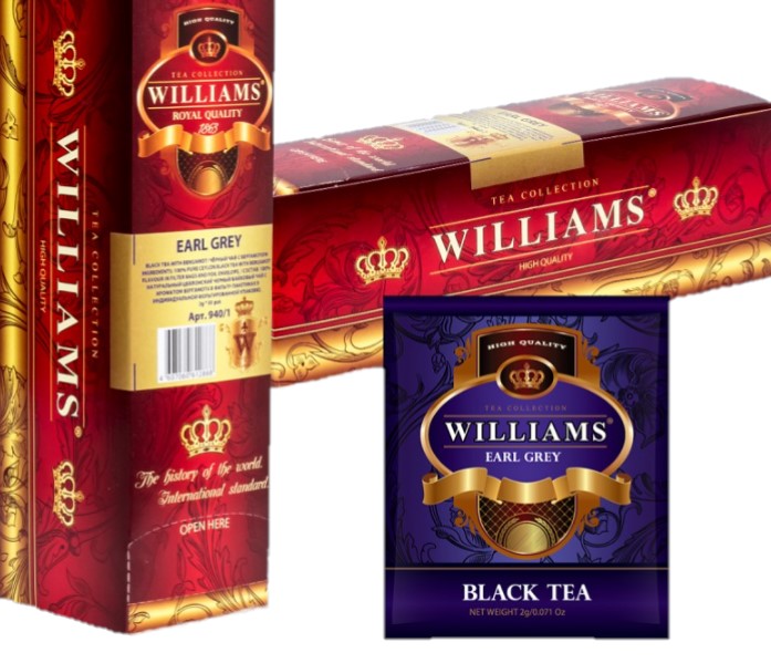 деталь Чай черный 50*2г Williams Earl Grey