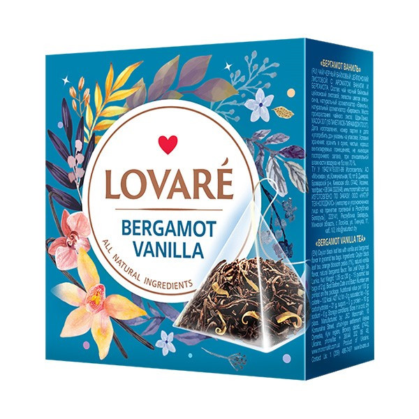 деталь Чай Bergamot Vanilla 15*2г Lovaré