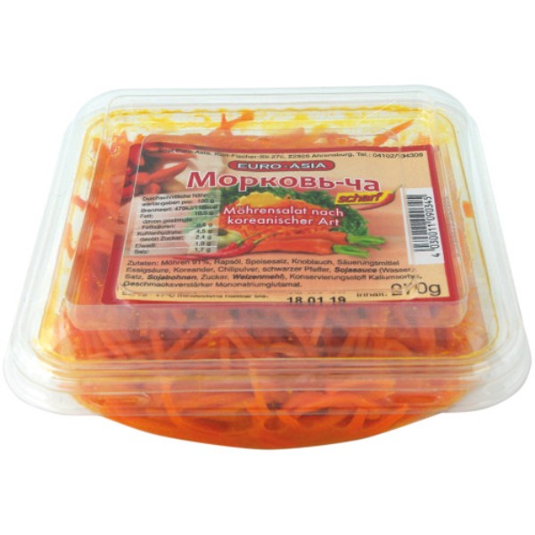 деталь Korejská mrkev pálivá Euro-Azia 270g