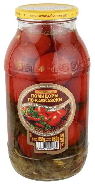 деталь Nakládaná rajčata Po Kavkazský 930g