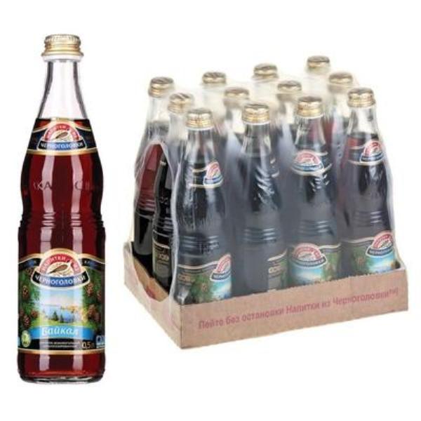 деталь Bajkal černogolovka sklo 0,5L